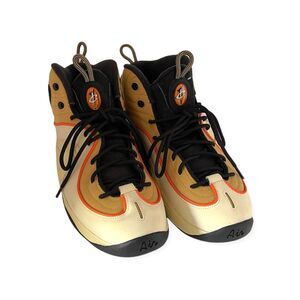 Nike Air Penny II Mid Wheat Gold Size 11.5 Leather Basketball Sneaker Shoes Rare